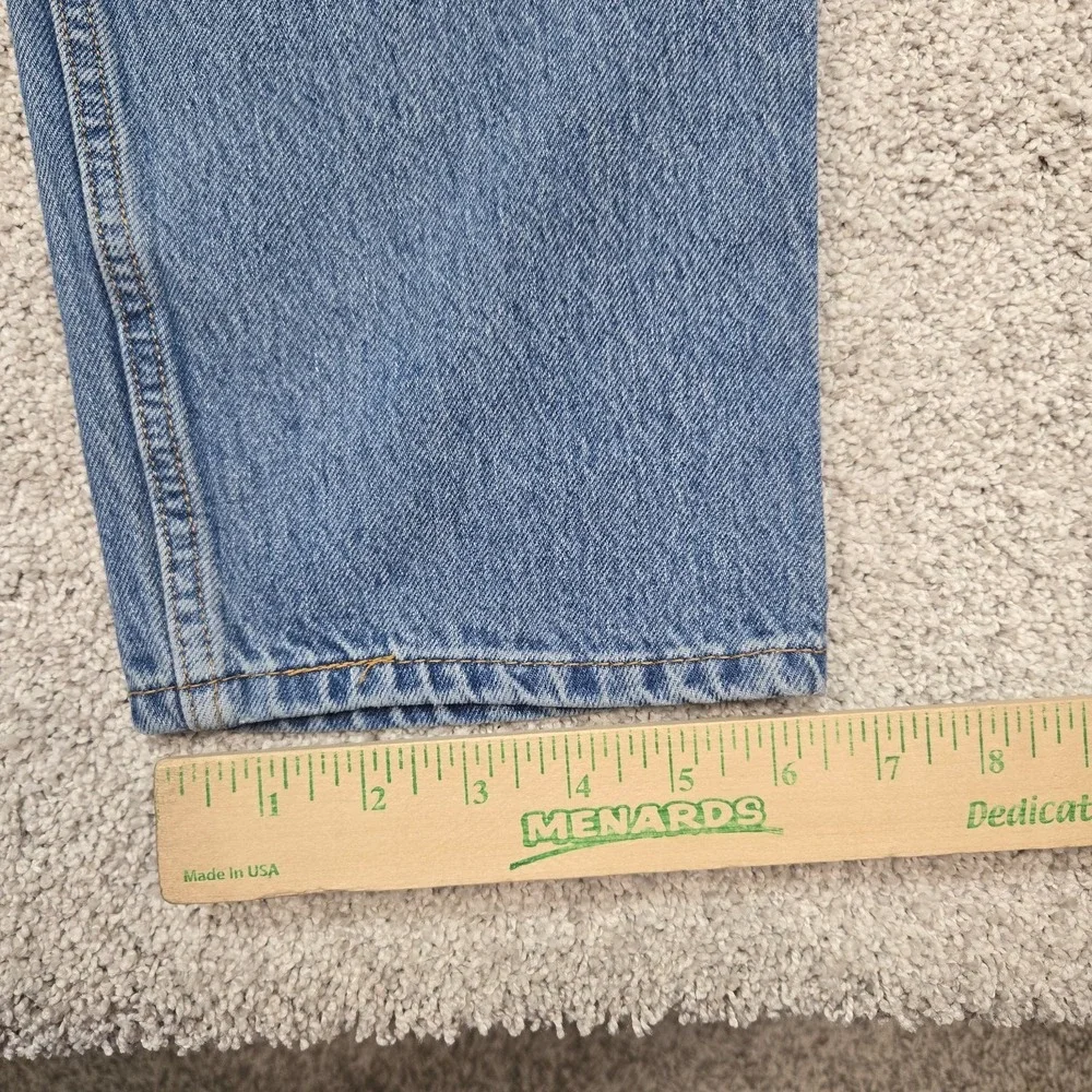 Levis‎ 502 Jeans Mens 34x30 (fits 34x28) Blue Medium Wash stretch